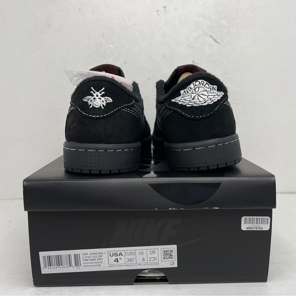Nike Air Jordan 1 Retro Low OG SP Travis Scott “Black Phantom” 2023 - Picture 4 of 4